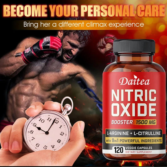 Nitric Oxide Supplement Muscle Building, Strength & Energy - Health Booster