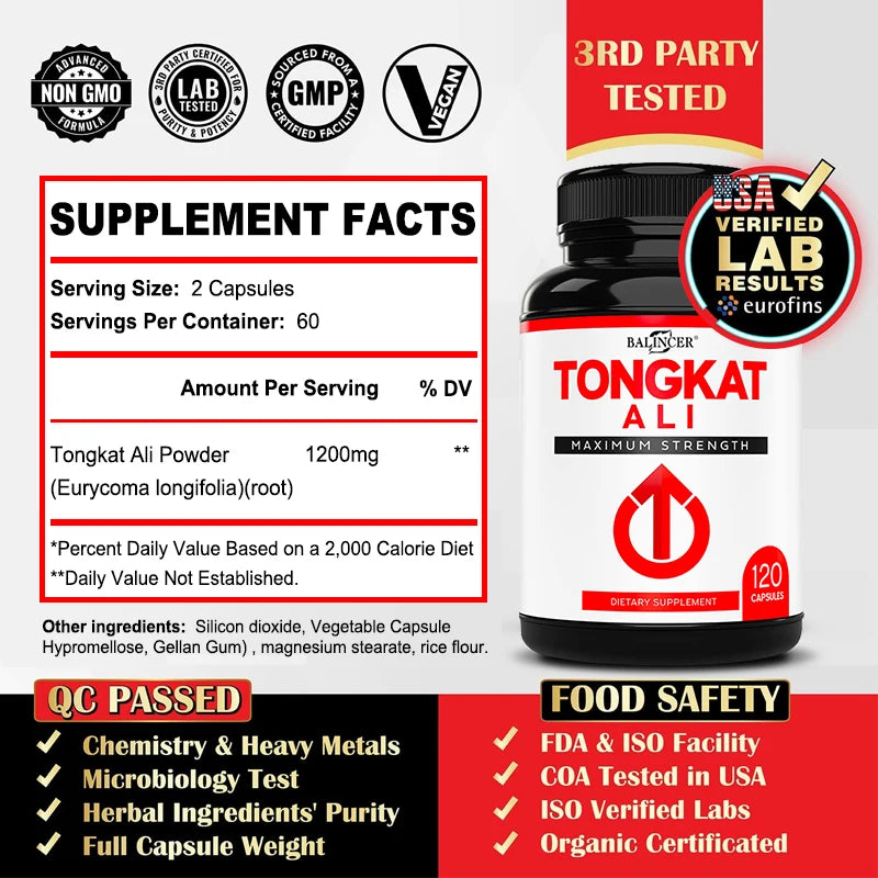 Balincer Tongkat Ali Extract Supplement - Health Booster